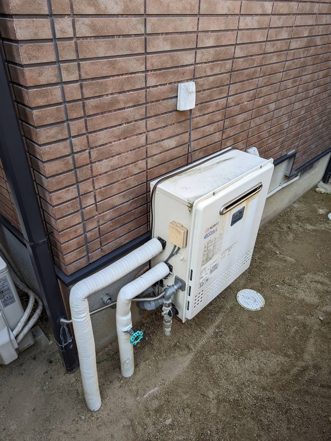 202211014B姫路市ガス給湯器交換工事ノーリツ据置エコジョーズ