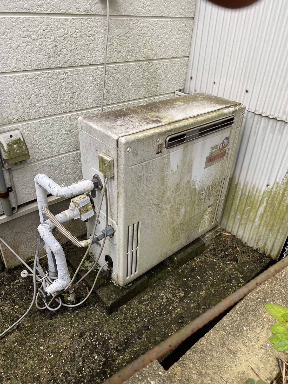 姫路市20230213B太子町ガス給湯器交換エコジョーズでガス代節約