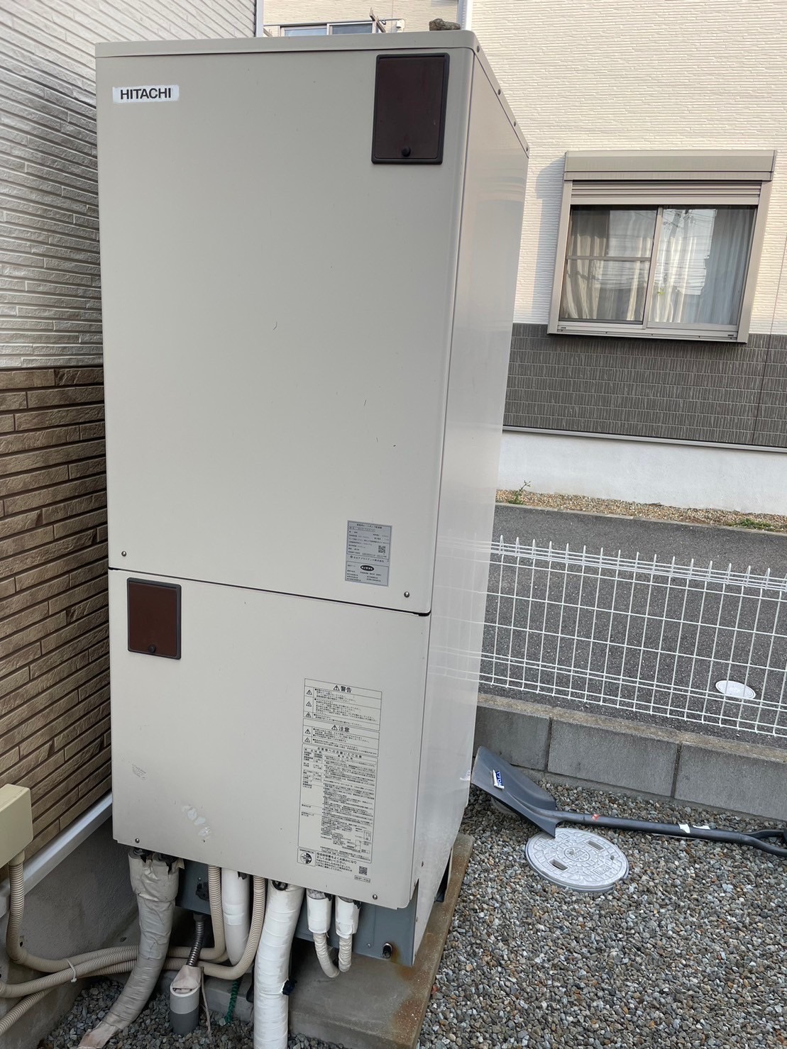 エコキュートのヒートポンプユニット交換工事B
