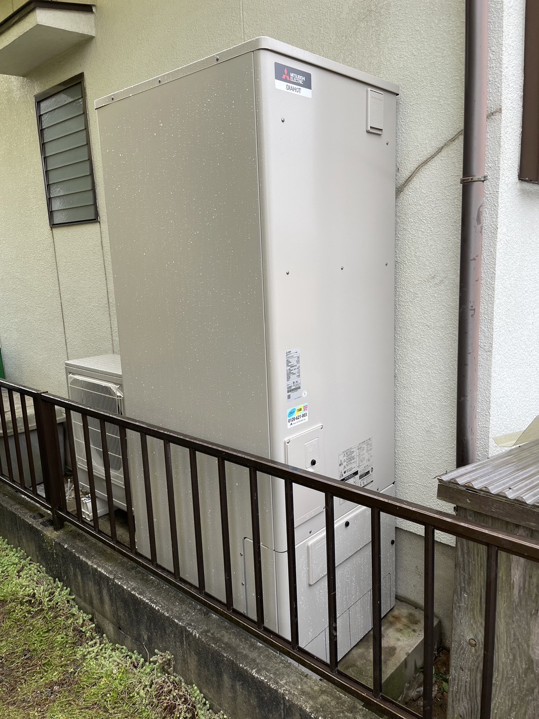 20251006Aお湯はりが途中で止まる不具合を解消！三菱 SRT-S376 エコキュートへ交換
