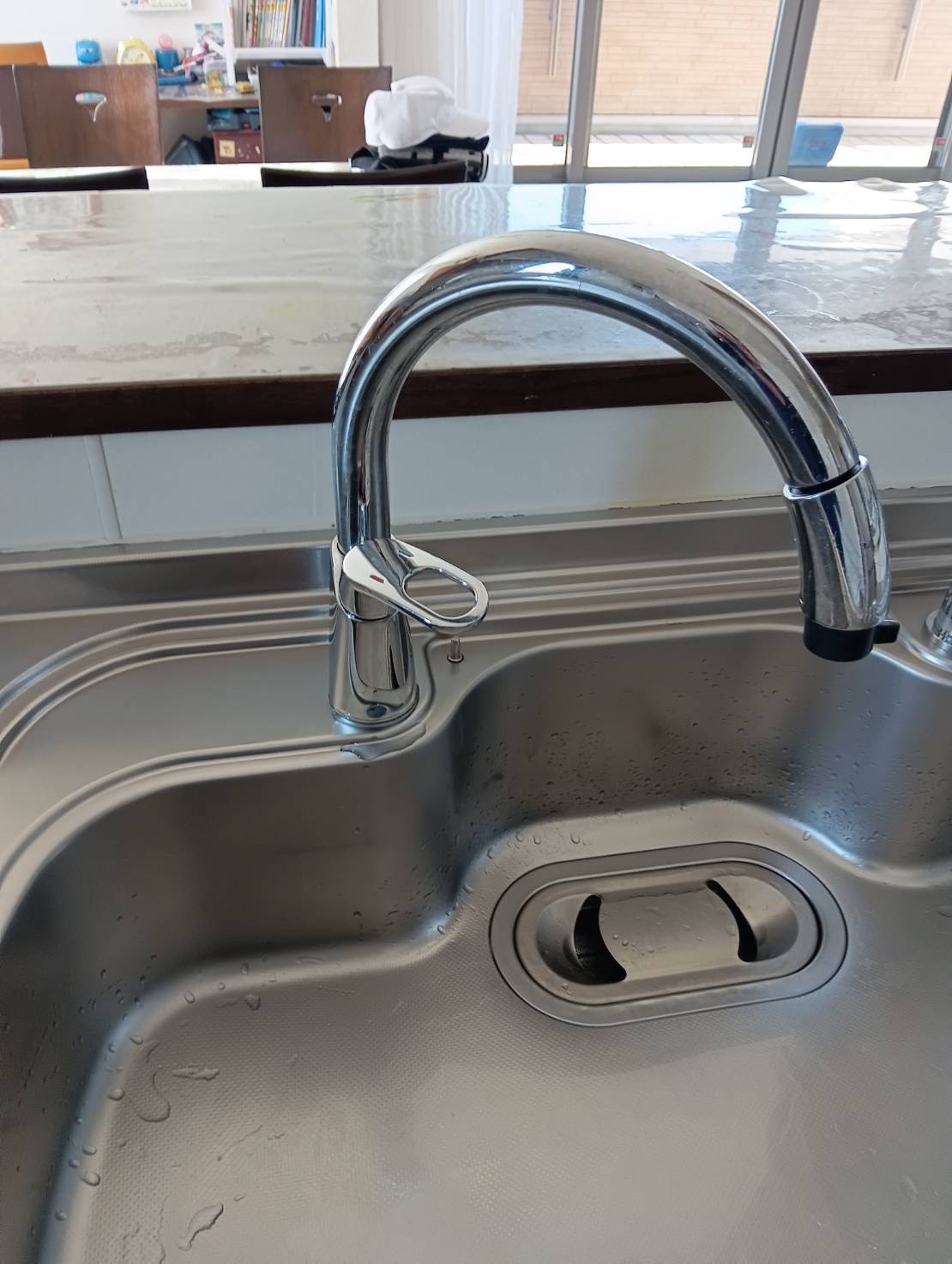 20260406Aキッチン水栓の水漏れ修理姫路市