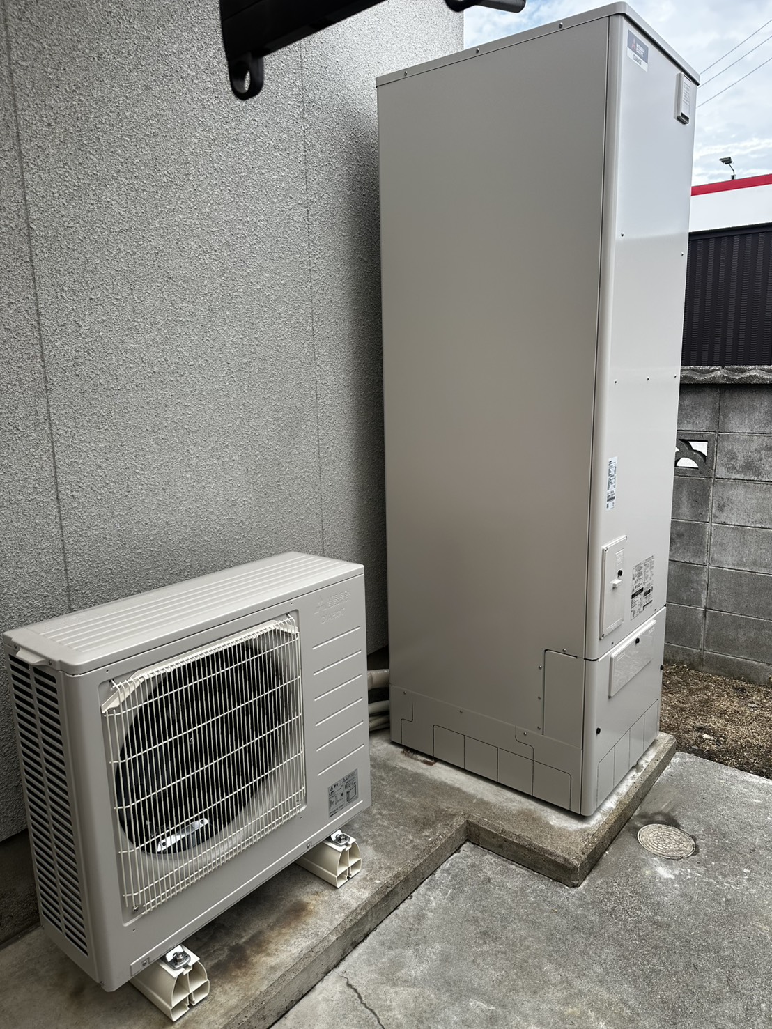 ヒートポンプ故障でエコキュート緊急交換20260602A