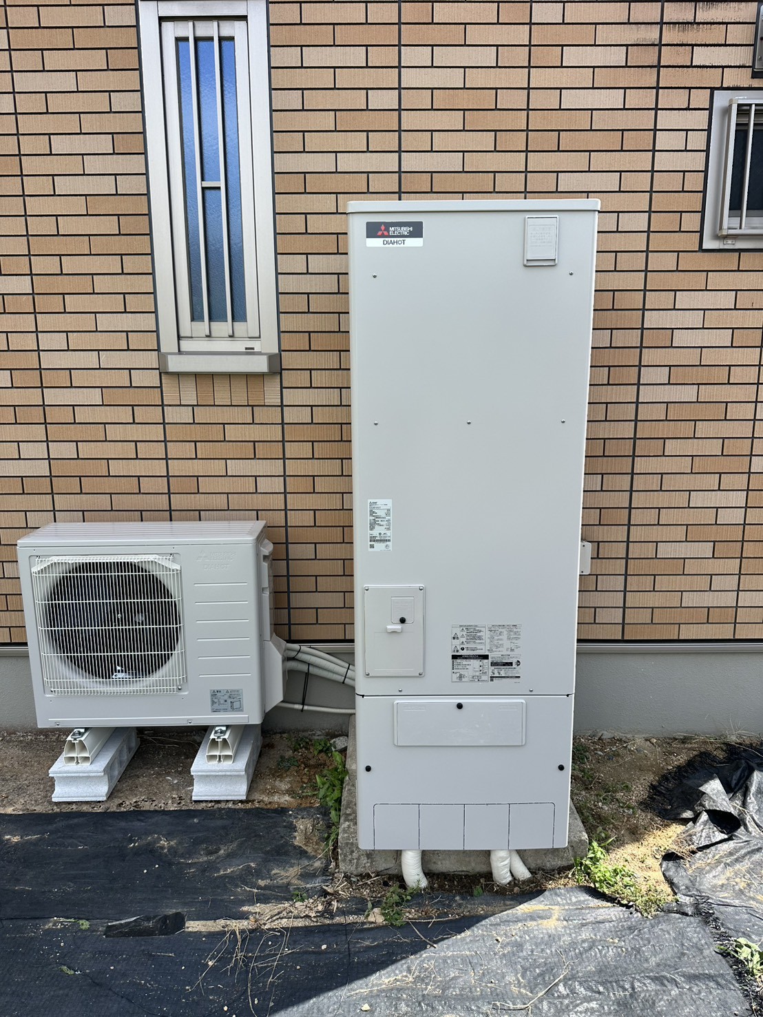20260928A長年使用した給湯器を最新の三菱エコキュートへ！